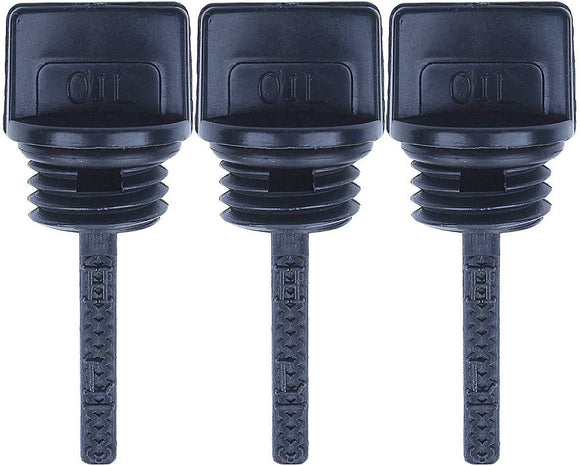 3-Pack Honda GX120U1 (Type QX2)(VIN# GCAHK-1000001) Small Engine Cap Oil Filler Compatible Replacement