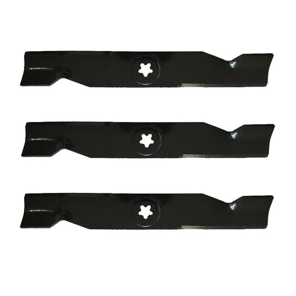 3-Pack Husqvarna SOGT22H48 (2006-02) SOGT22H48 (2006-02) High Lift Blade Compatible Replacement