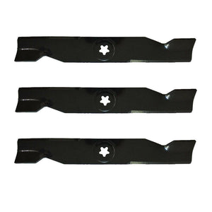 3-Pack Husqvarna Z4824 (2006-03)(968999303) Lawn Tractor High Lift Blade Compatible Replacement