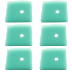 6-Pack Husqvarna 323 HE 3 (2005-02) Hedge Trimmer Air Filter Compatible Replacement