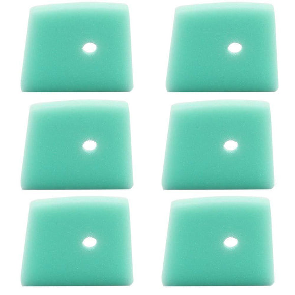 6-Pack Husqvarna 323 HE 3 (2005-02) Hedge Trimmer Air Filter Compatible Replacement