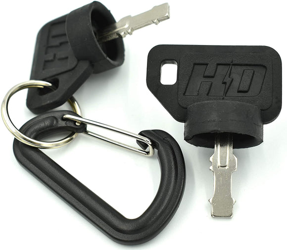 2-Pack Craftsman 247203720 Lawn Tractor Ignition Switch Key Set Compatible Replacement