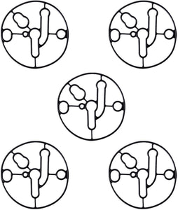 5-Pack Briggs and Stratton 311707 (0132-E1) Engine Float Bowl Gasket Compatible Replacement