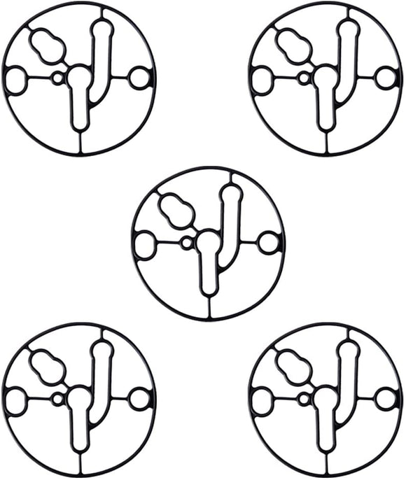 5-Pack Part number 695426 Float Bowl Gasket Compatible Replacement