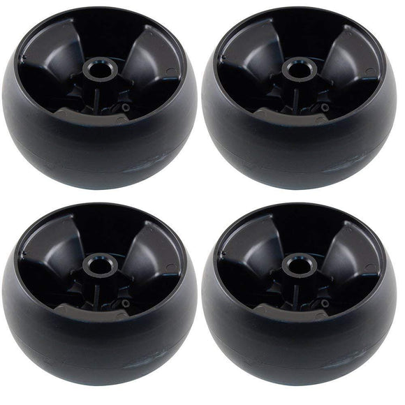 4-Pack Craftsman 13A278XS099 Riding Mower Deck Wheels Compatible Replacement