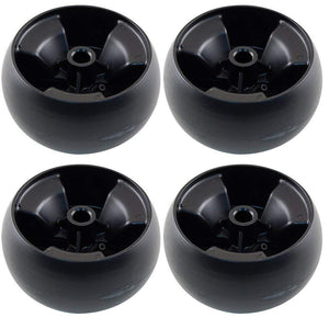 4-Pack Craftsman 24728981 Lawn Tractor Deck Wheels Compatible Replacement