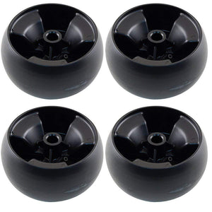 4-Pack Yard Man RZT-42 17AA554G755 (2006) Mower Deck Wheels Compatible Replacement