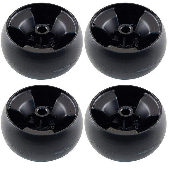 4-Pack Troy-Bilt 13WX78KS011 - Troy-Bilt Riding Mower Deck Wheels Compatible Replacement