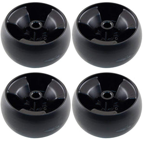 4-Pack Yard-Man 13AM772S055 Riding Mower Deck Wheels Compatible Replacement