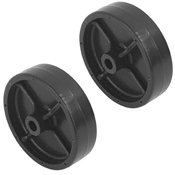 2-Pack White Outdoor 13BT616H190  Riding Mower Deck Wheels Compatible Replacement