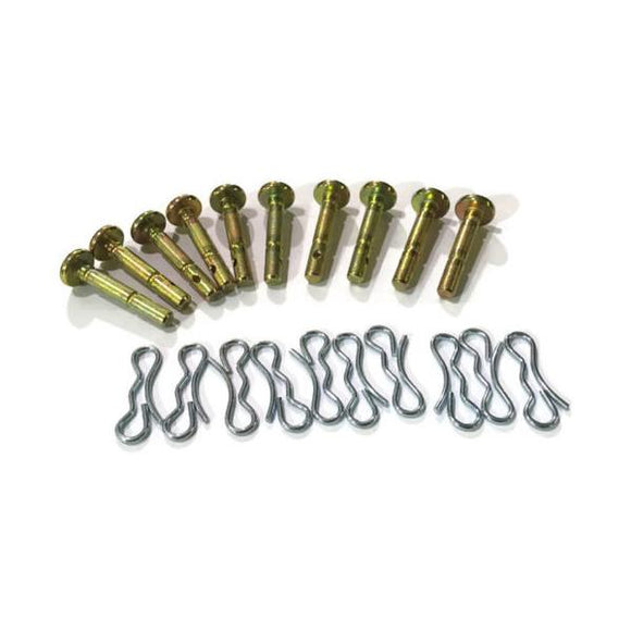 10-Pack Yard Machines 31A-32AD762 Snow Thrower Shear Pins & Cotter Pins Compatible Replacement