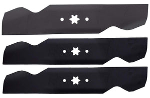 3-Pack Yard Man 1363694H701 (1996) Lawn Tractor Hi-Lift Blade Set Compatible Replacement