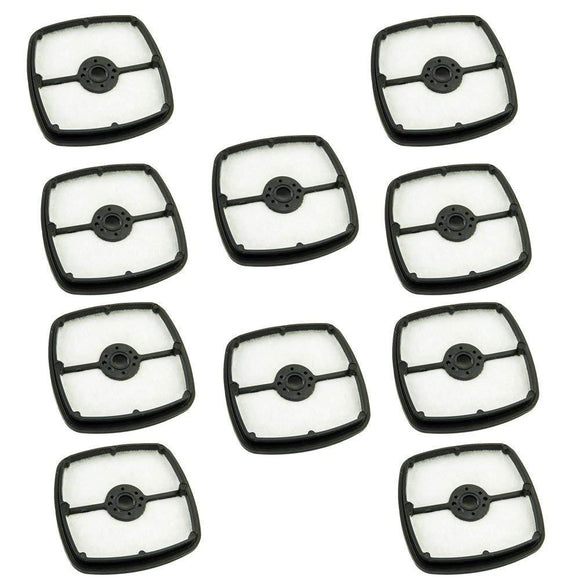 10-Pack Echo GT-2000SB (Type 1) (After S/N 007394) Curved Shaft Grass Trimmer Air Filter Compatible Replacement