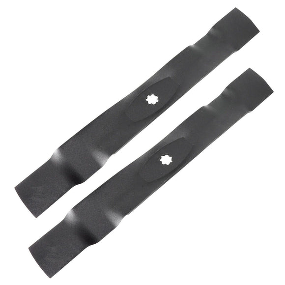 2-Pack John Deere D105 100 Series Tractor - PC11755 High Lift Blade Compatible Replacement