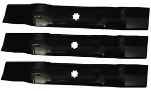 3-Pack John Deere Z245 EZtrak Residential Zero Turn Mower (Worldwide Edition) - PC9704 Blade Compatible Replacement