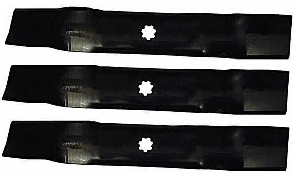 3-Pack John Deere Z355E ZTrak Mower - PC12789 Blade Compatible Replacement