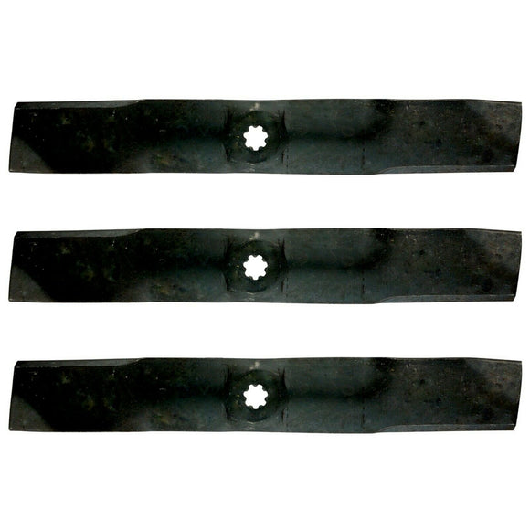 3-Pack John Deere LA175 Tractor (100 Series) with 54-Inch Mower Deck - PC9747 Blade Compatible Replacement