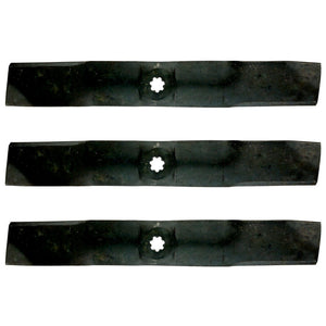 3-Pack John Deere E180 100 Series Tractor - PC13342 Blade Compatible Replacement