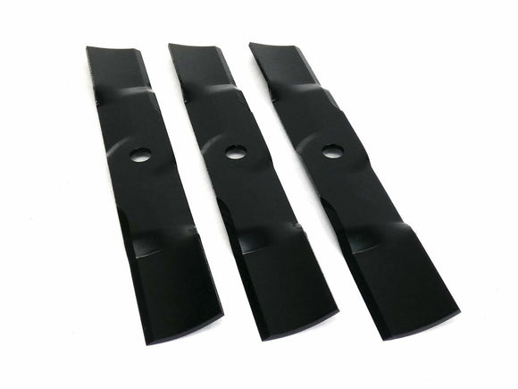 3-Pack John Deere Mower Decks and Material Collection System for 325, 335, 345 and 355D Tractors - PC2924 Mulching Blade Compatible Replacement