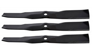 3-Pack John Deere Mower Decks and Material Collection System for X465,X475,X485,X495,X575,X585,X595,X700,X720,X724,X728,X740,X744,X748 Tractors - PC9146 Blade Compatible Replacement