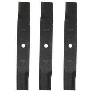 3-Pack John Deere 50-Inch Tractor-Mounted Rotary Mower (for 140, 314, 316, 317, 318, 322, 330, 332, 420 and 430 Tractors) - PC1959 Blade Compatible Replacement