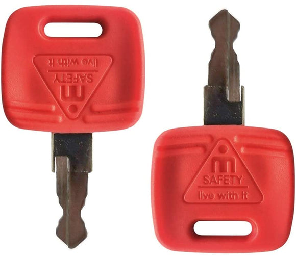 2-Pack John Deere 1654 Tractor (Engine 6068HL285) (China Edition) - PC4667 Ignition Key Compatible Replacement