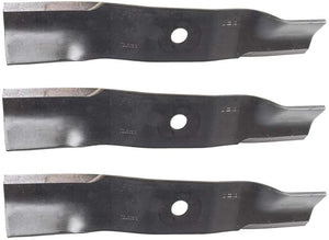 3-Pack John Deere Z915E ZTrak E Series Mower - PC12973 Hi Lift Blade Compatible Replacement